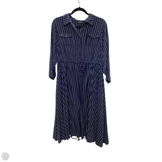 Dress Casual Midi By Torrid In Striped Pattern, Size: L
