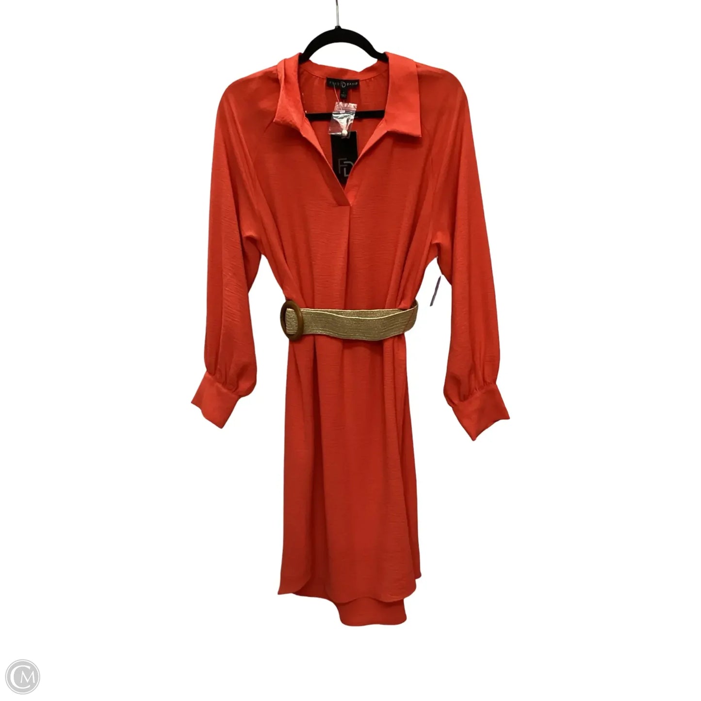 Dress Casual Short By Fred David In Red, Size: L