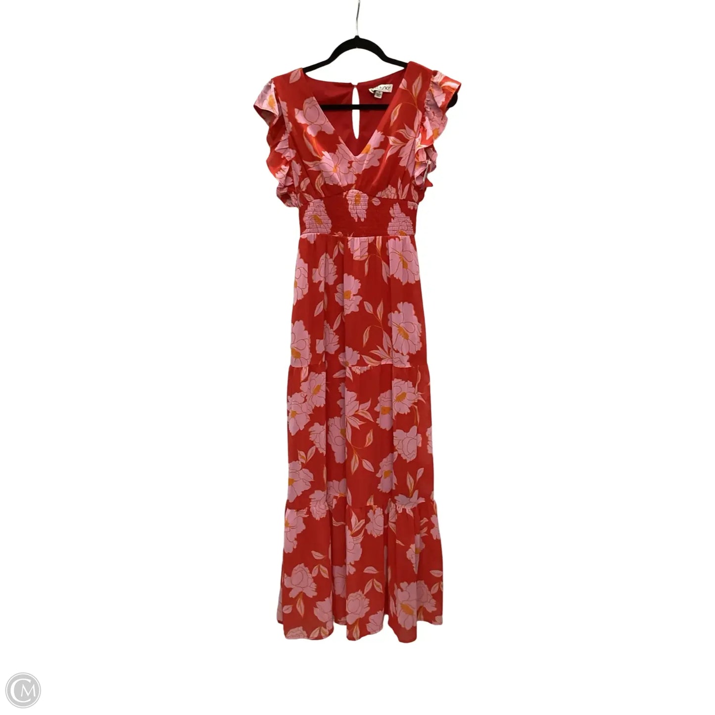 Dress Casual Midi By She + Sky In Red, Size: S