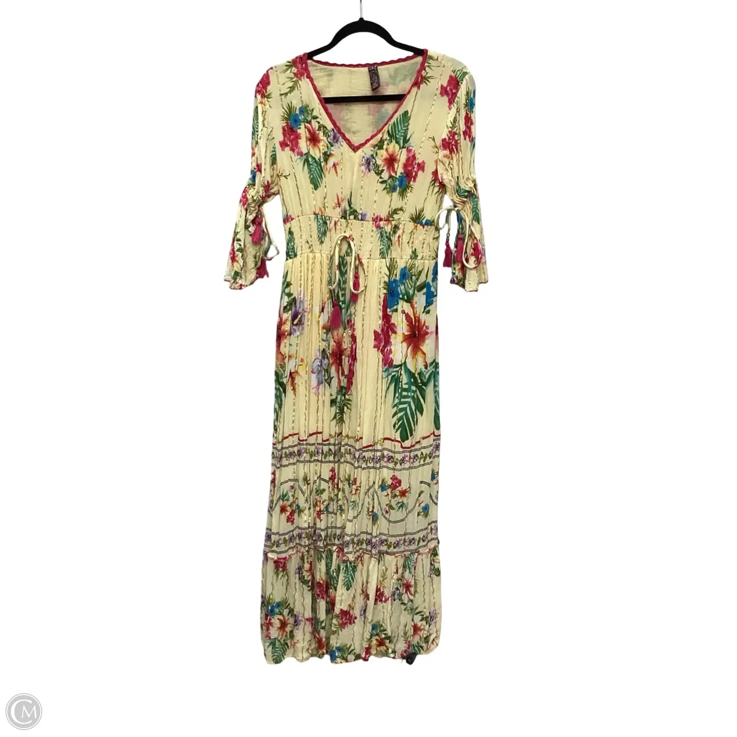 Dress Casual Maxi By Clothes Mentor In Floral Print, Size: M