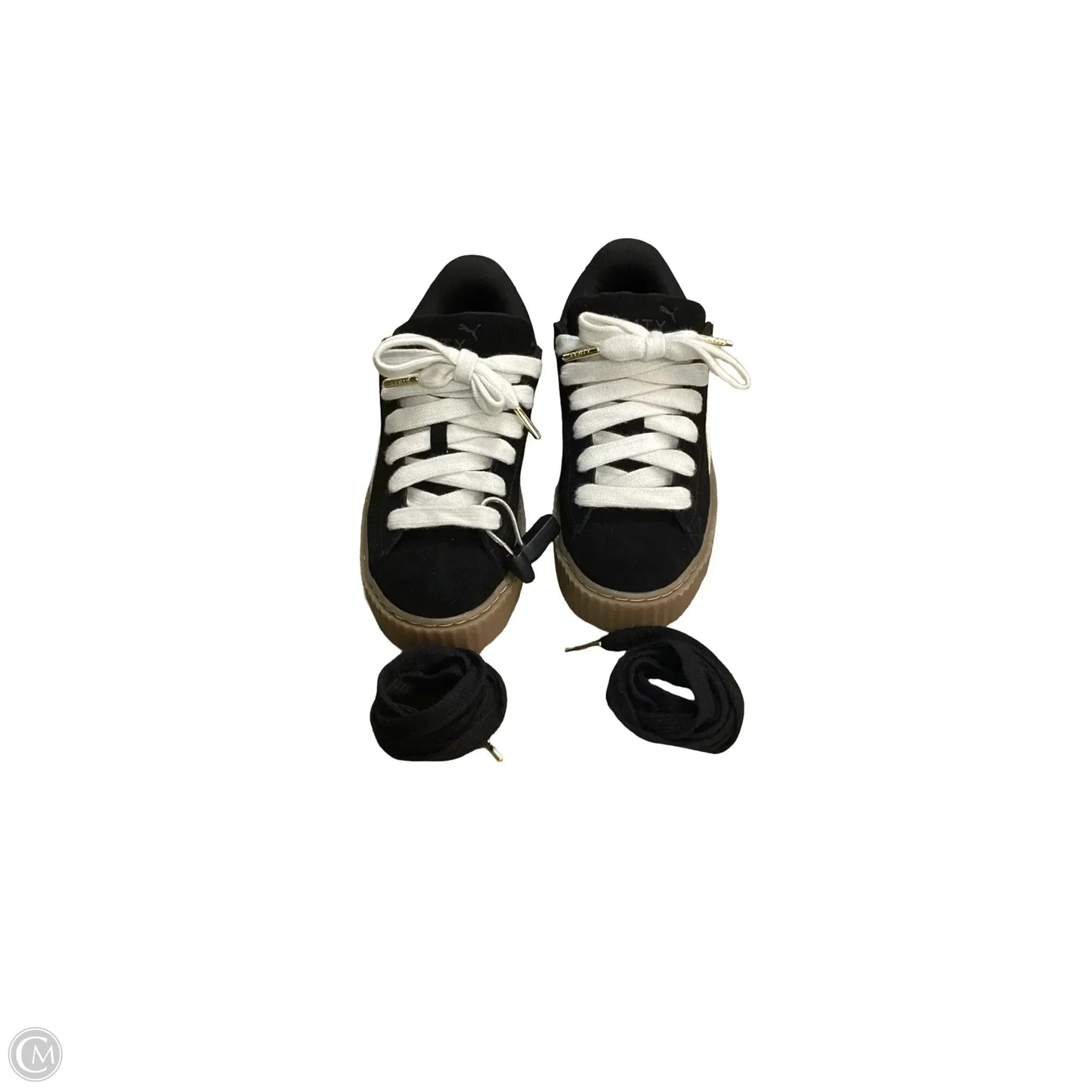 Shoes Sneakers By Puma In Black, Size: 6.5
