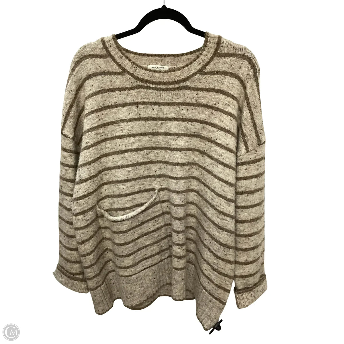 Sweater By Max Studio In Striped Pattern, Size: Xs