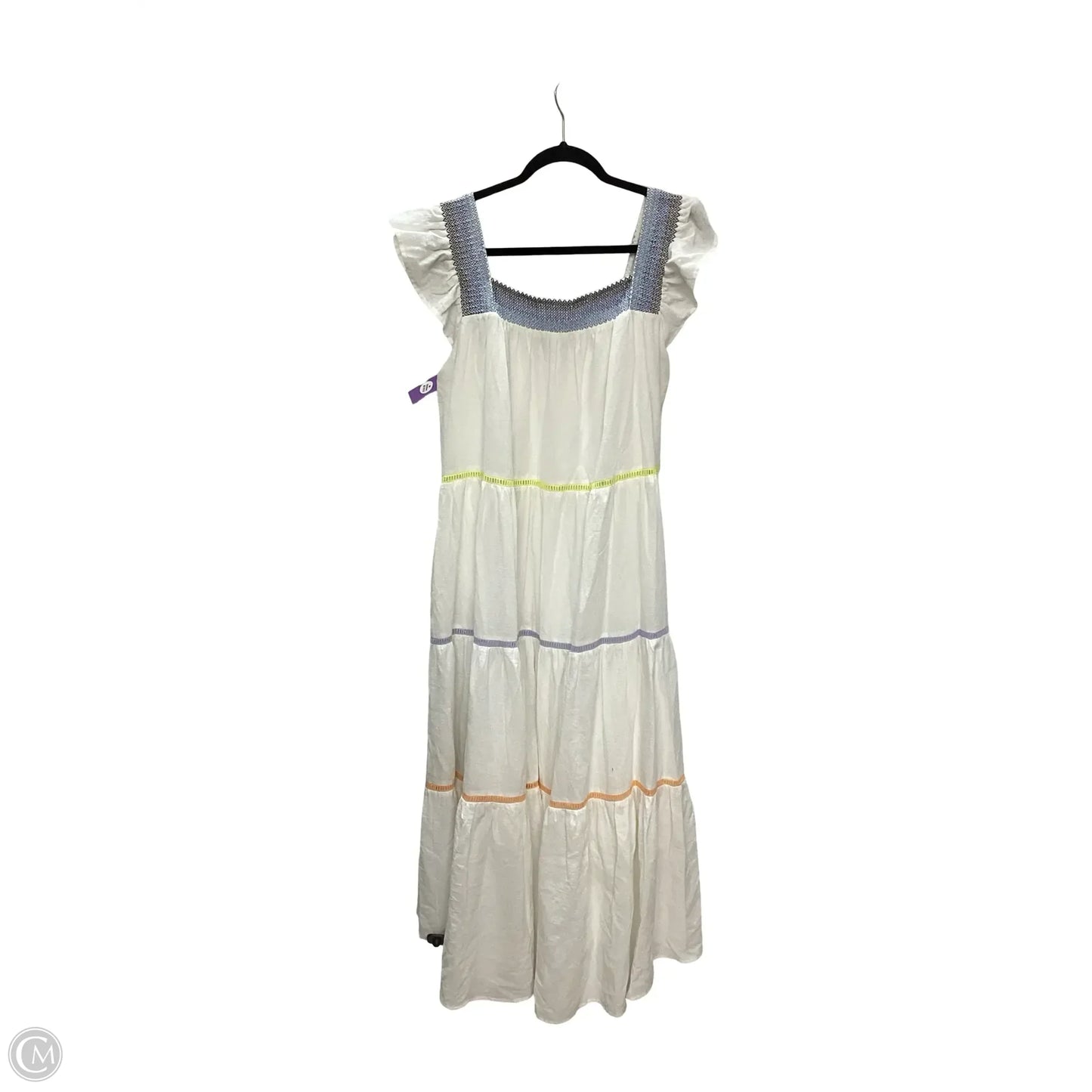 Dress Casual Maxi By Clothes Mentor In White, Size: L
