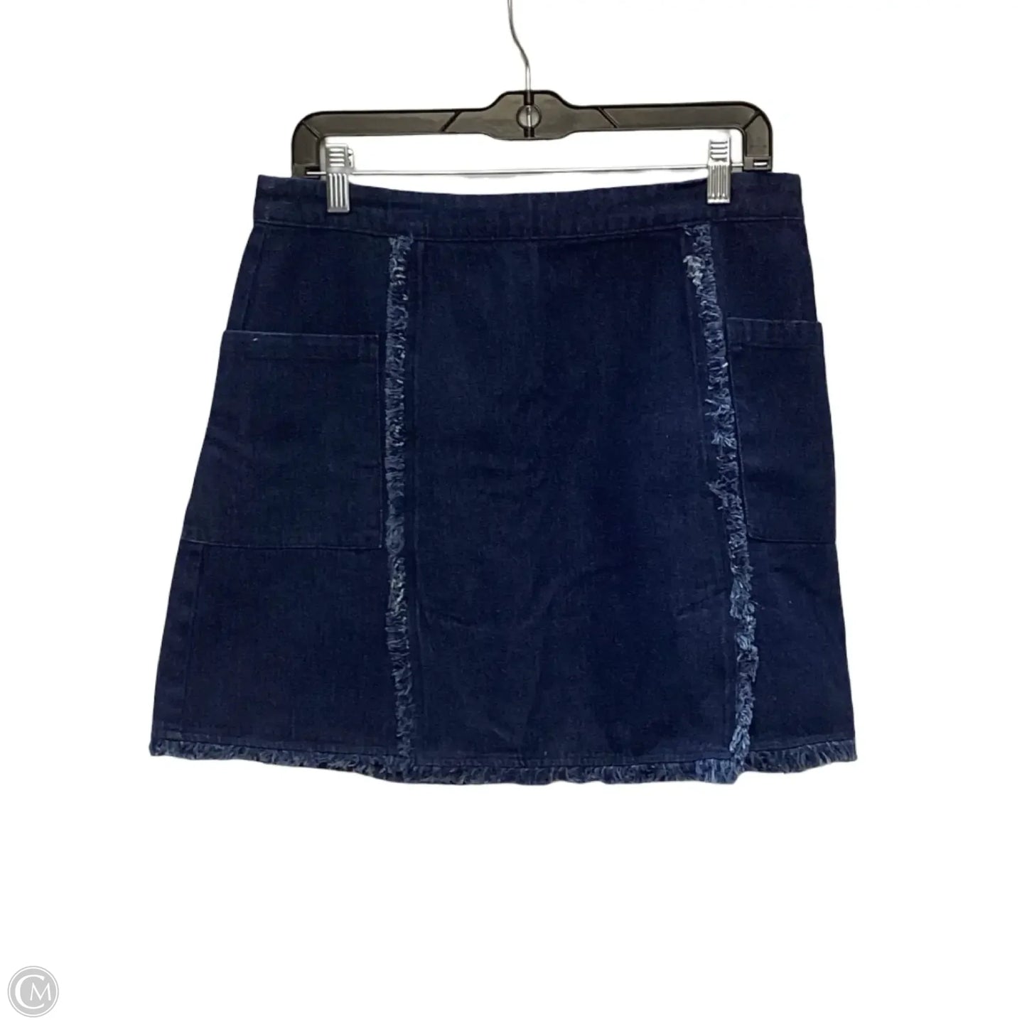 Skirt Mini & Short By Umgee In Blue Denim, Size: M