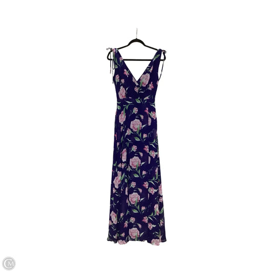 Dress Party Long By Lulus In Floral Print, Size: S