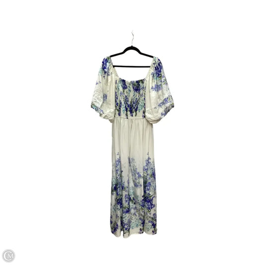 Dress Casual Maxi By Oddi In Floral Print, Size: 1x