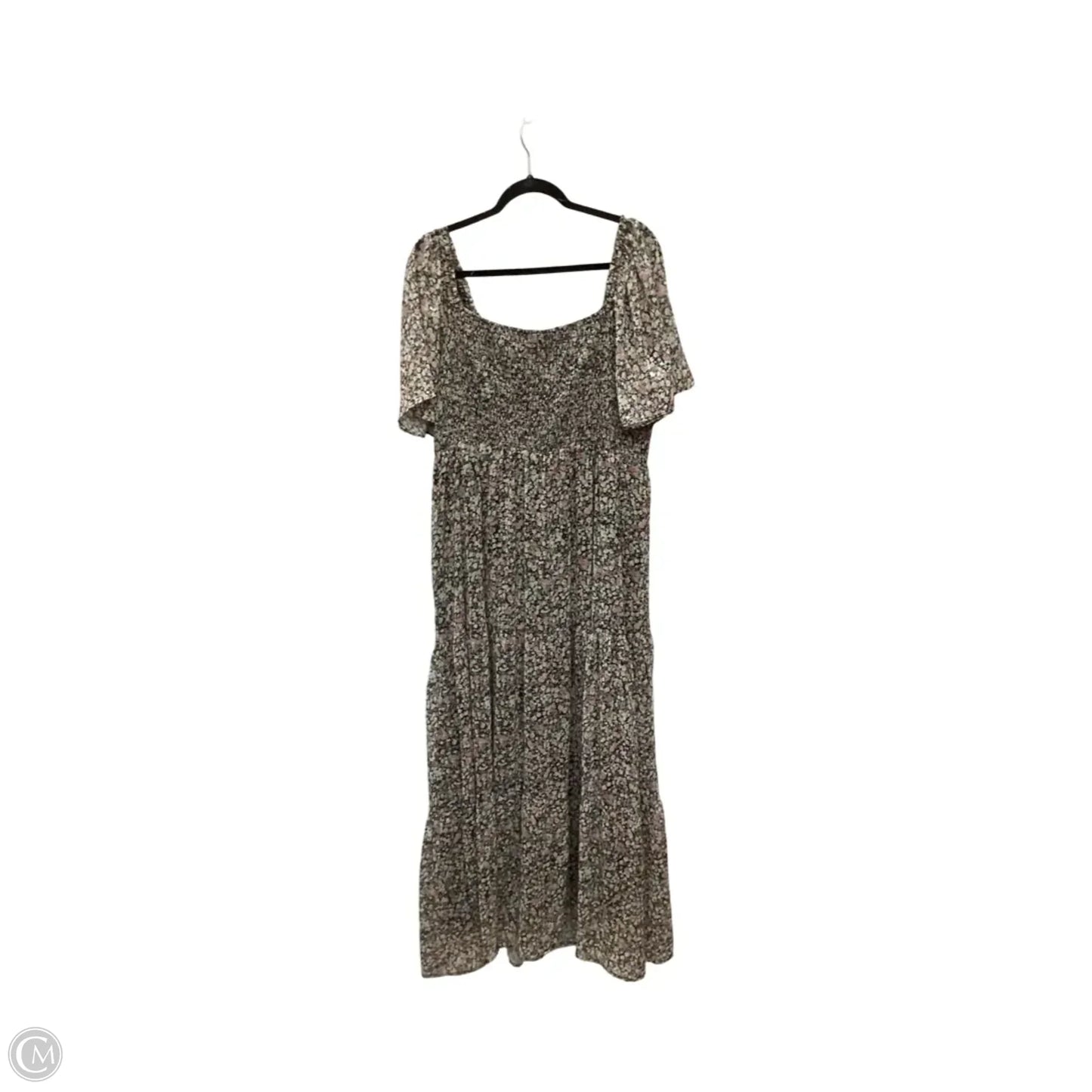 Dress Casual Maxi By White Birch In Floral Print, Size: 2x