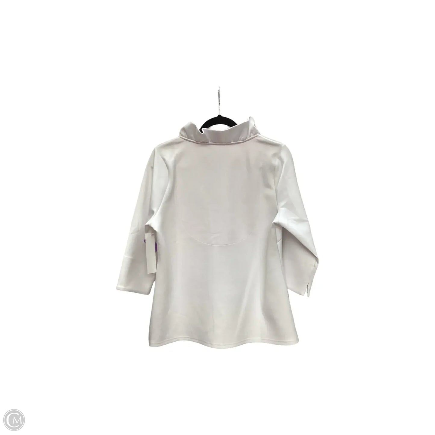 Blouse 3/4 Sleeve By Gretchen Scott In White, Size: L