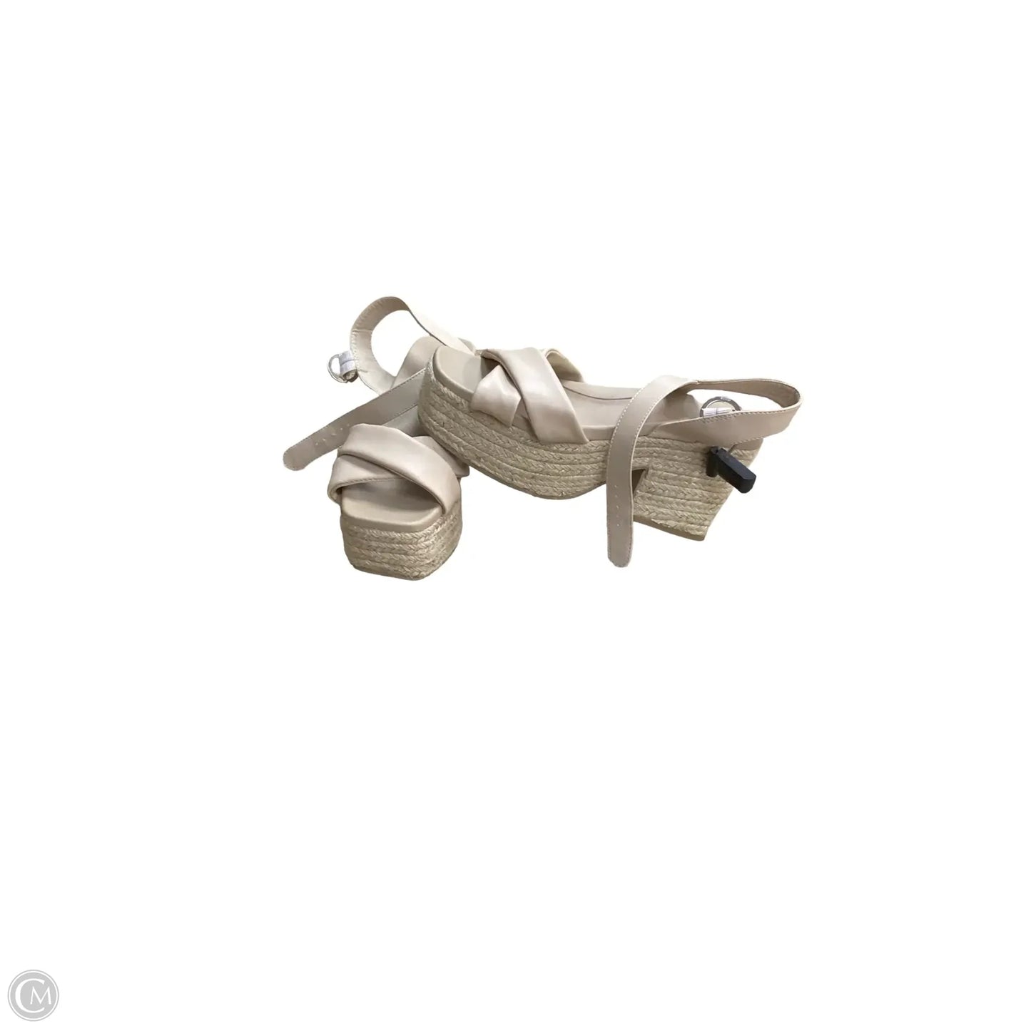Sandals Heels Block By Mia In Tan, Size: 7.5