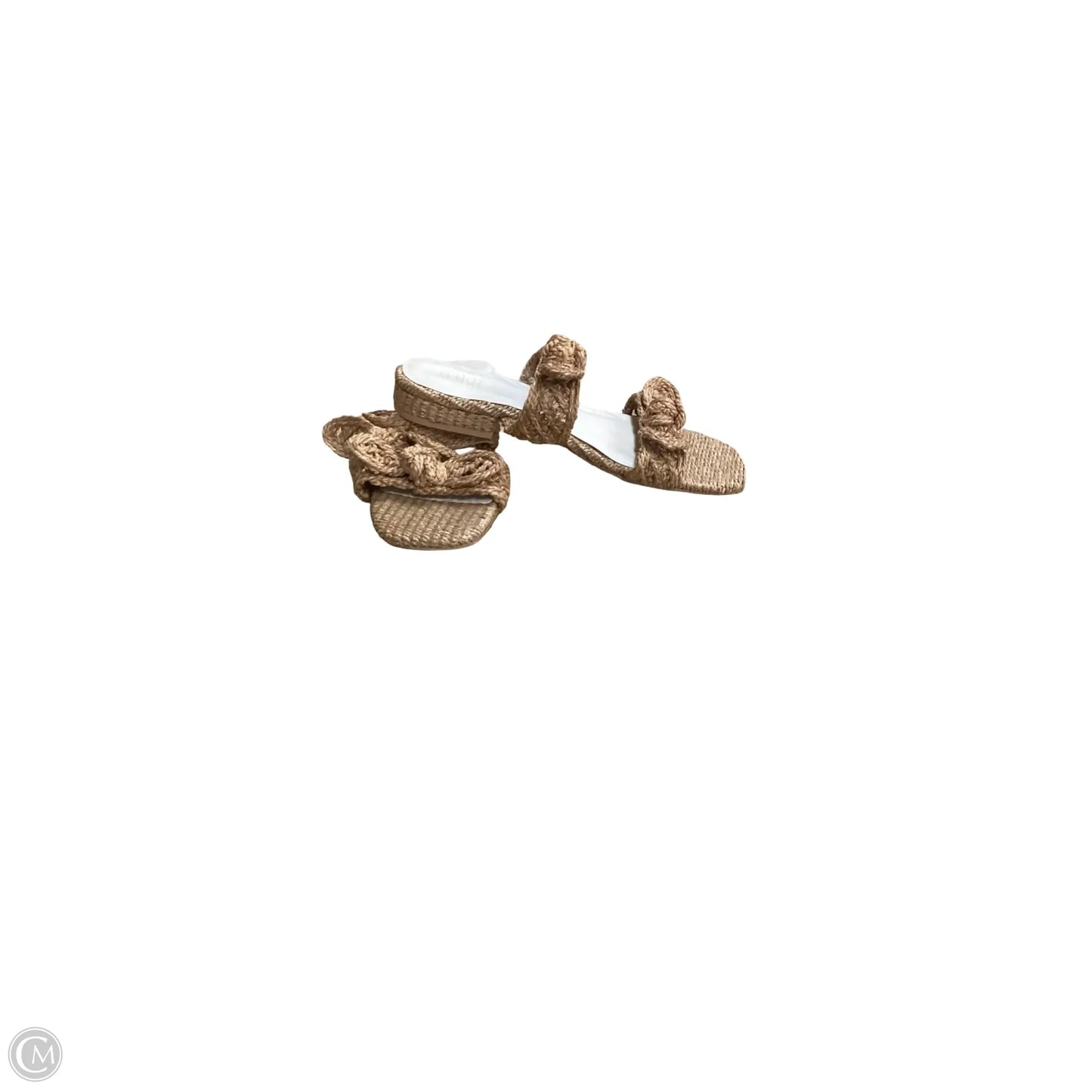 Sandals Heels Block By Oasis Society In Brown, Size: 8.5