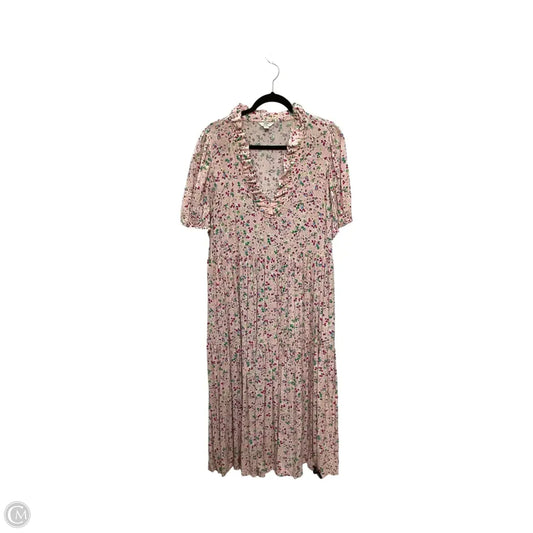 Dress Casual Maxi By Crown And Ivy In Floral Print, Size: Xl