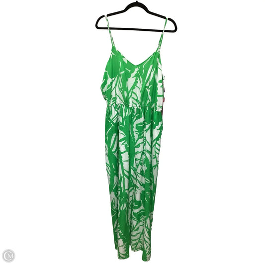 Jumpsuit Designer By Lilly Pulitzer In Green, Size: Xl