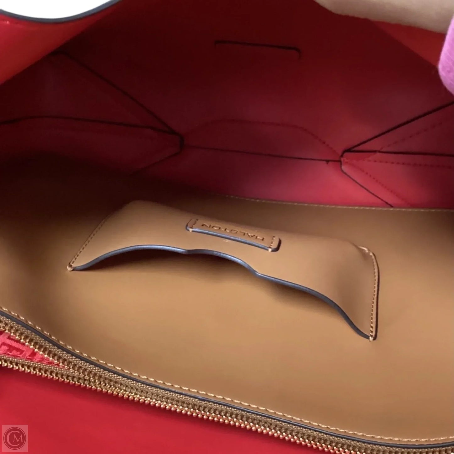 Handbag Designer By Halston, Size: Large