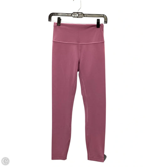 Athletic Leggings By Lululemon In Pink, Size: 6