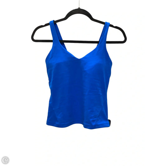 Athletic Tank Top By Lululemon In Blue, Size: 6