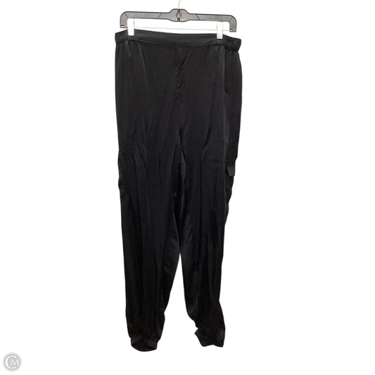 Designer Pants Joggers By Johnny Was In Black, Size: L