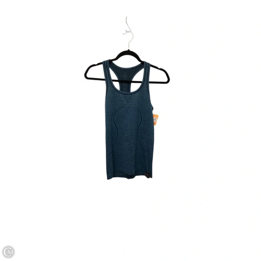 Athletic Tank Top By Lululemon In Blue, Size: 4