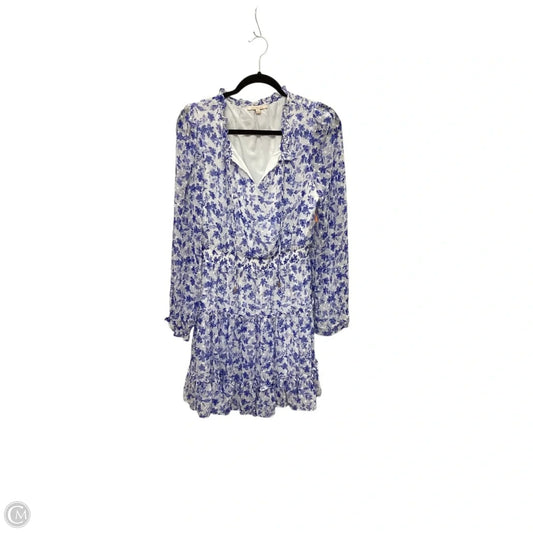 Dress Casual Short By Skies Are Blue In Blue & White, Size: S