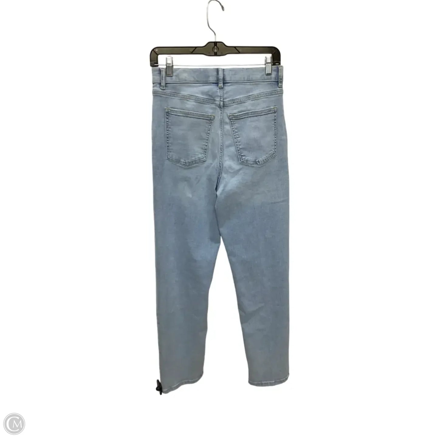 Jeans Straight By Spanx In Blue Denim, Size: 10
