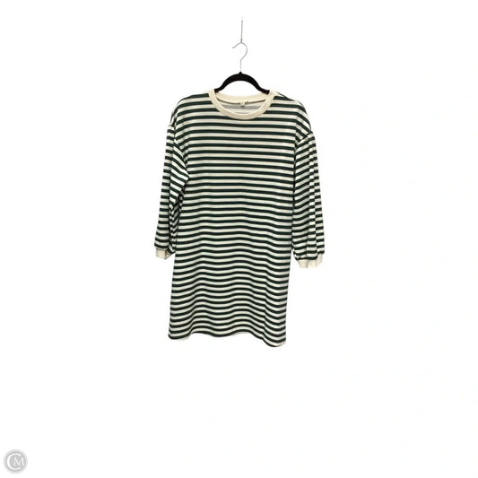 Dress Casual Short By Jodifl In Green & White, Size: M