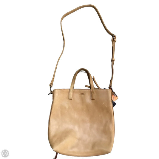 Crossbody Leather By Able, Size: Medium