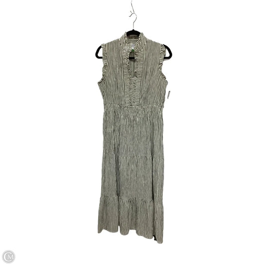 Dress Casual Maxi By London Times In Striped Pattern, Size: 10p