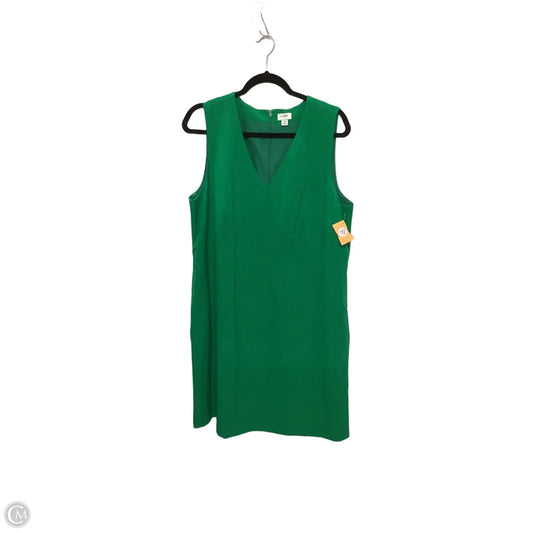 Dress Work By J. Crew In Green, Size: 16
