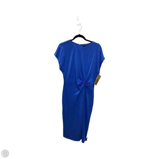 Designer Dress Party Short By Halogen In Blue, Size: M
