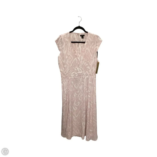 Designer Dress Party Long By Halogen In Pink, Size: L