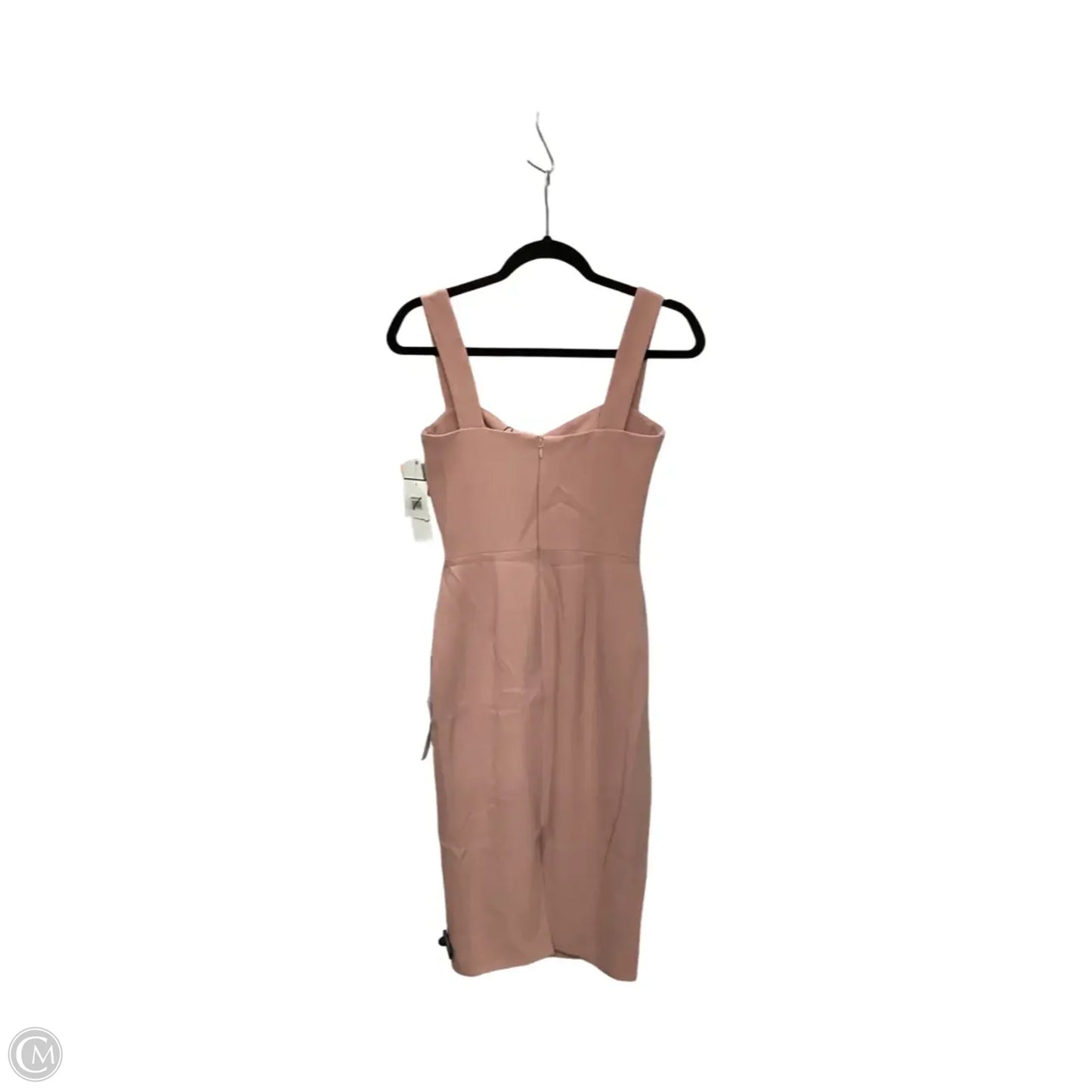 Designer Dress Party Midi By Dress The Population In Pink, Size: Xs
