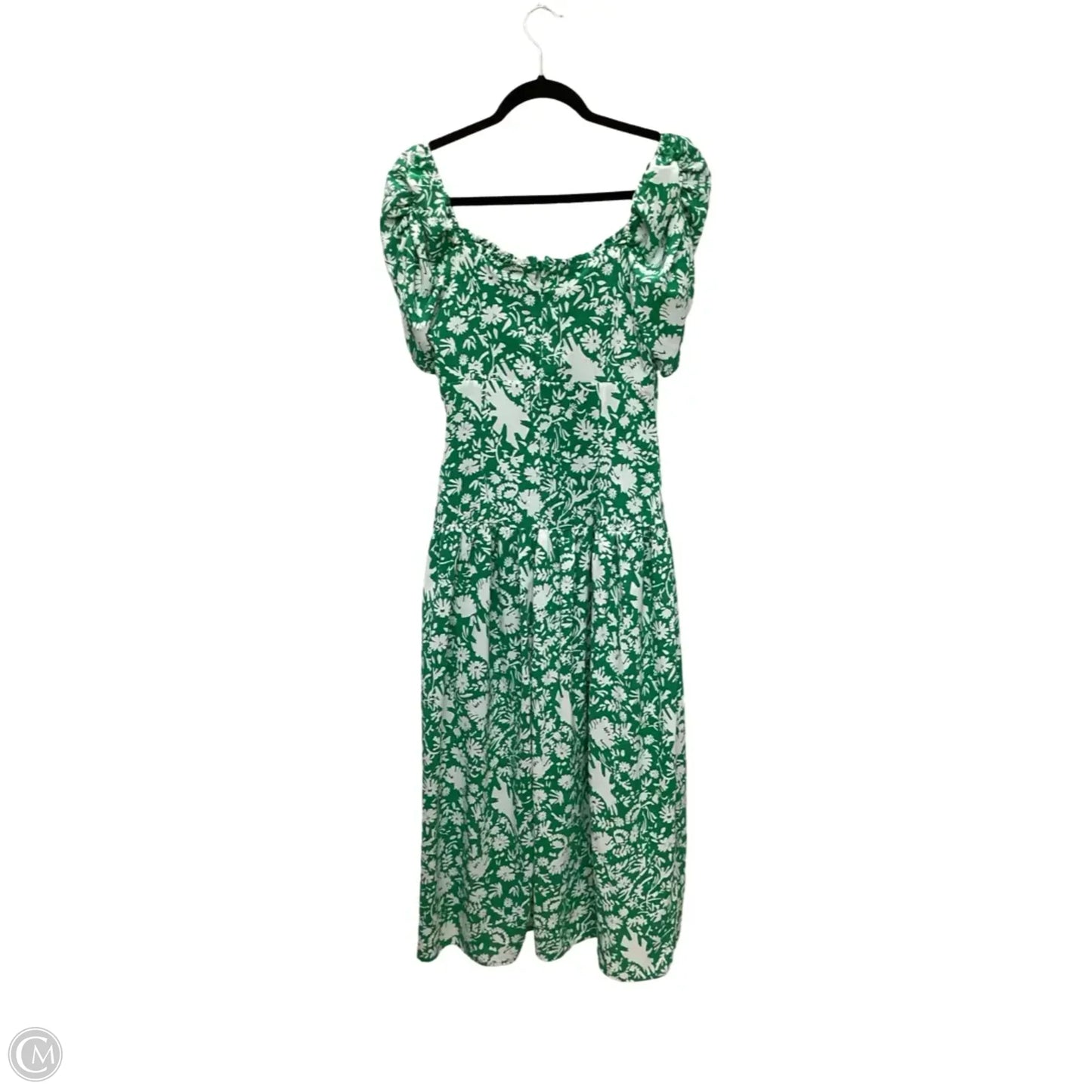Dress Casual Maxi By Entro In Green & White, Size: S