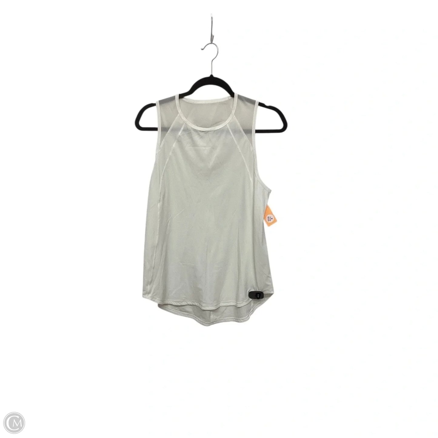 Athletic Tank Top By Lululemon In White, Size: 8