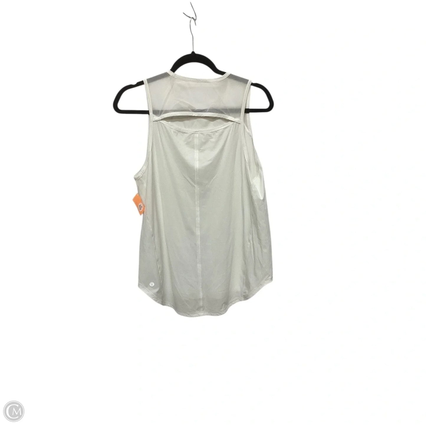 Athletic Tank Top By Lululemon In White, Size: 8