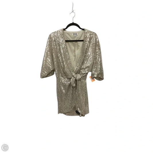 Romper By She + Sky In Gold, Size: L