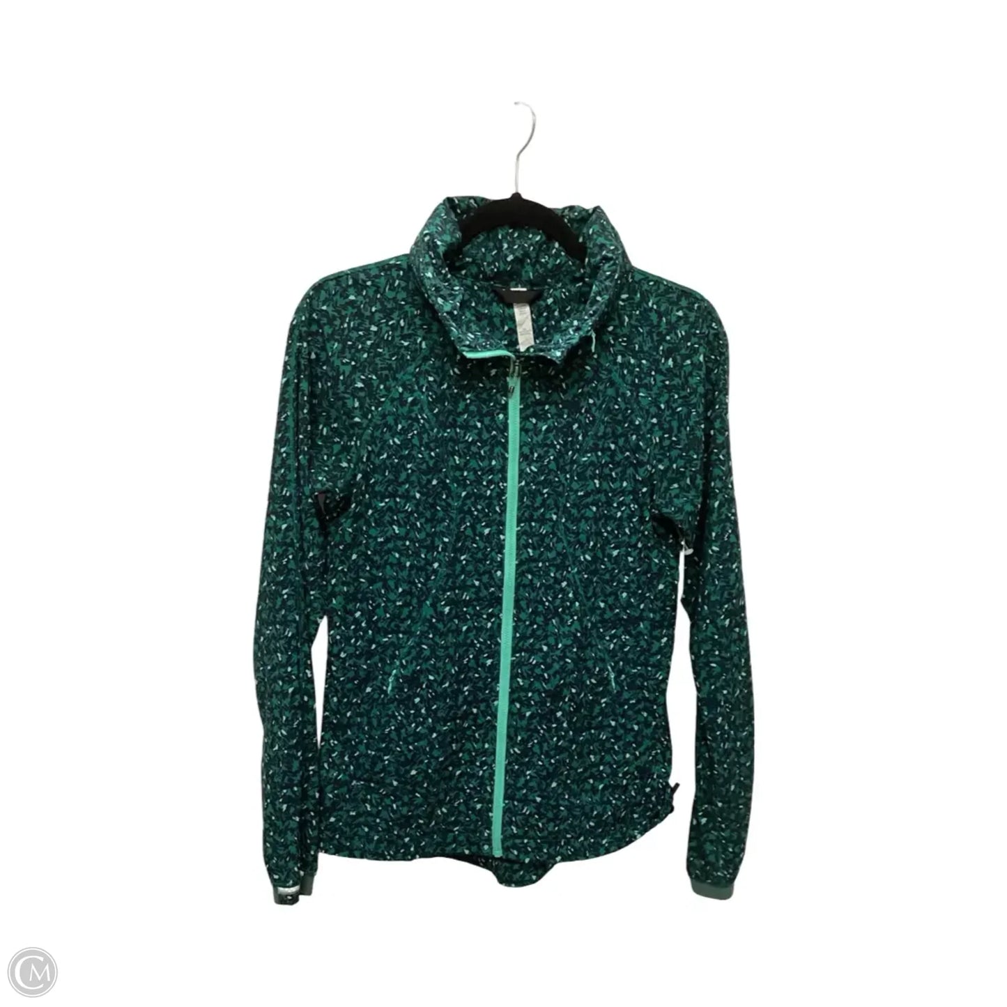 Athletic Jacket By Lululemon In Green, Size: 4