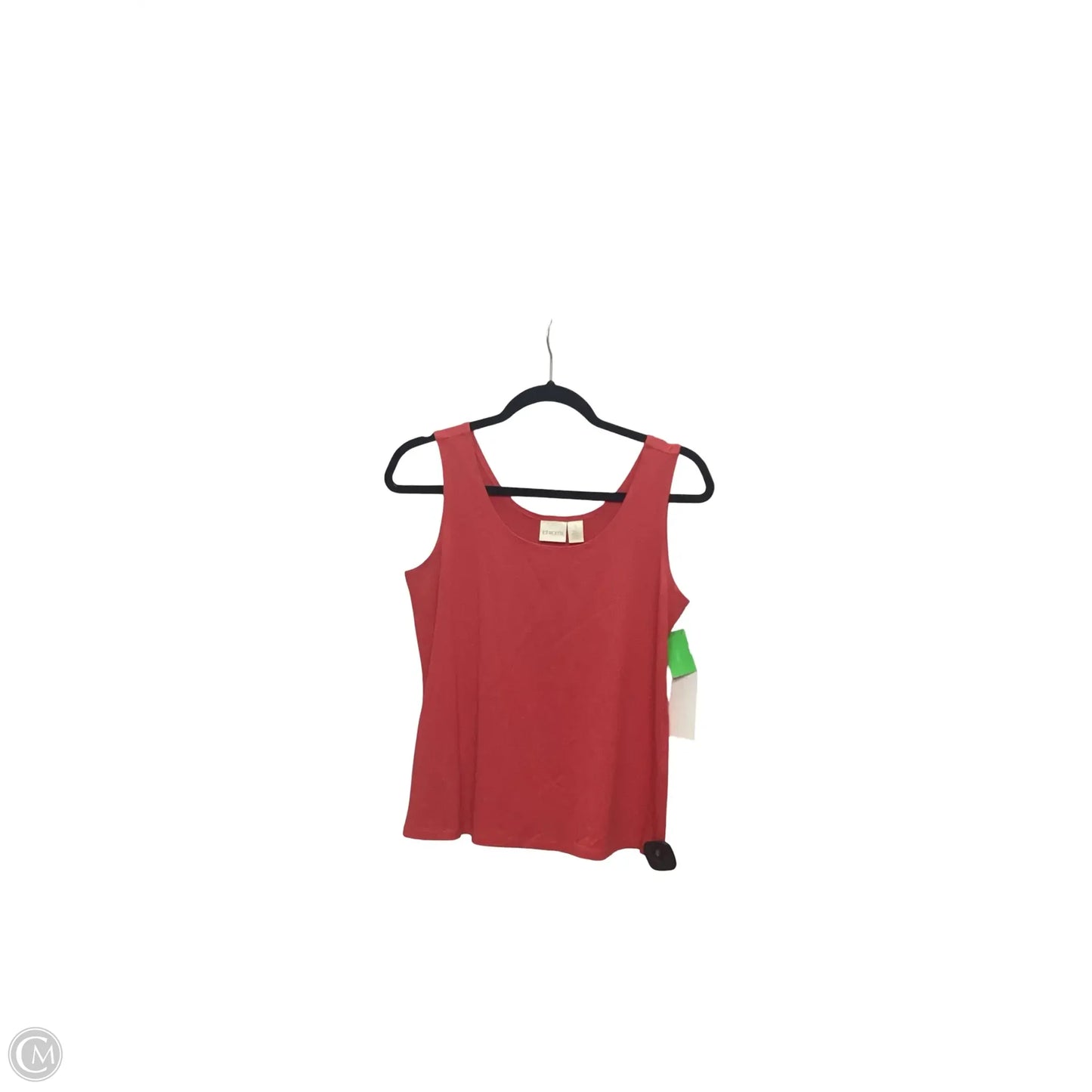 Blouse Sleeveless By Chicos In Red, Size: M
