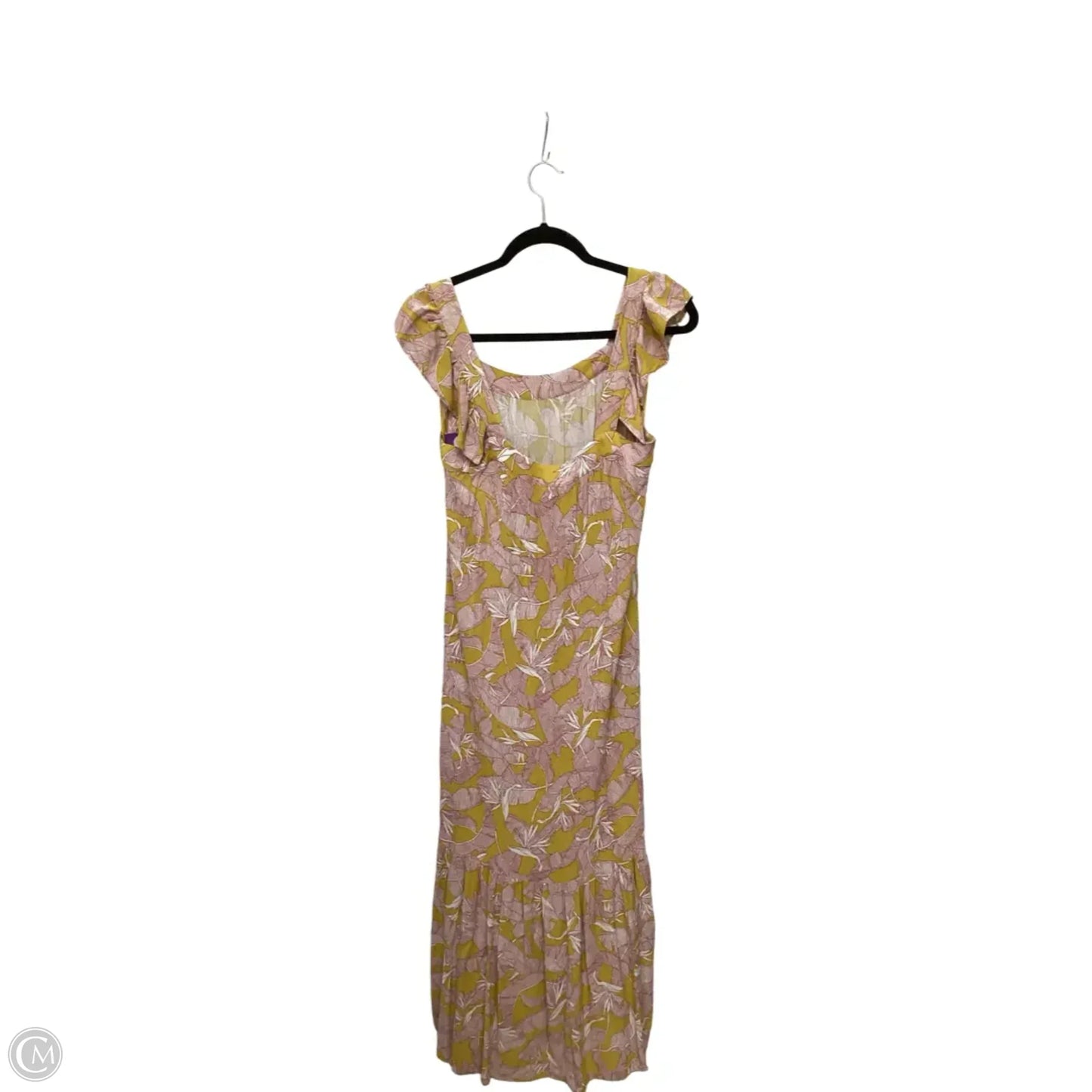 Dress Casual Maxi By Knox Rose In Red & Yellow, Size: M