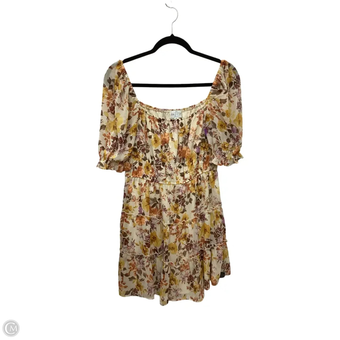 Dress Casual Short By Jun & Ivy In Floral Print, Size: M