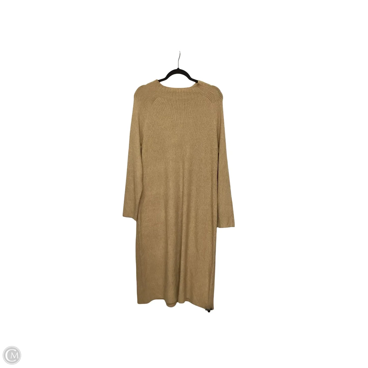 Dress Casual Midi By Talbots In Tan, Size: Xlp