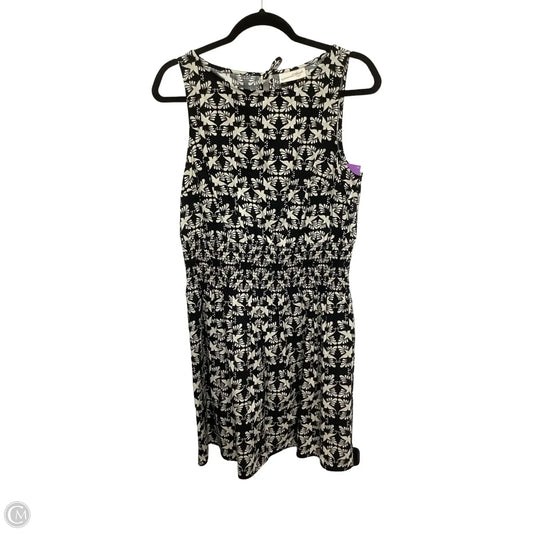 Dress Casual Short By Universal Thread In Black & Cream, Size: M