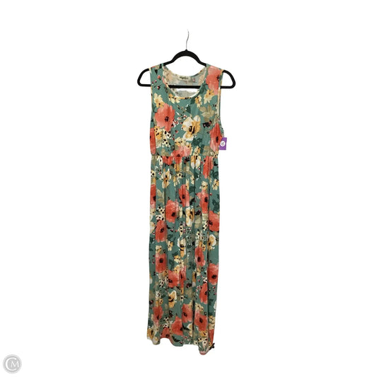 Dress Casual Maxi By Haptics In Floral Print, Size: 1x