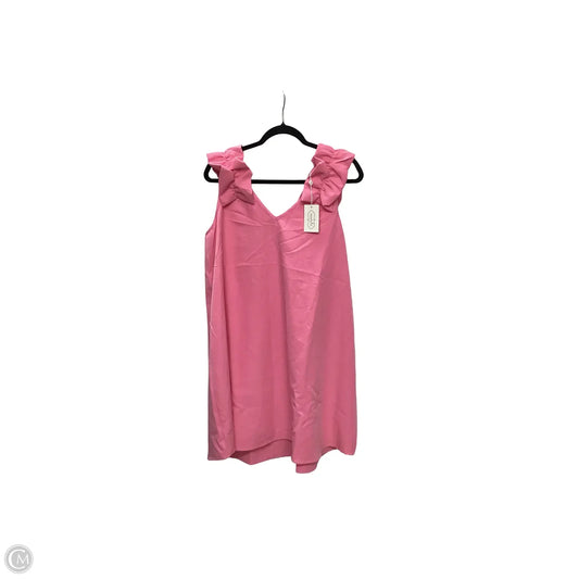 Dress Casual Short By Mudpie In Pink, Size: L