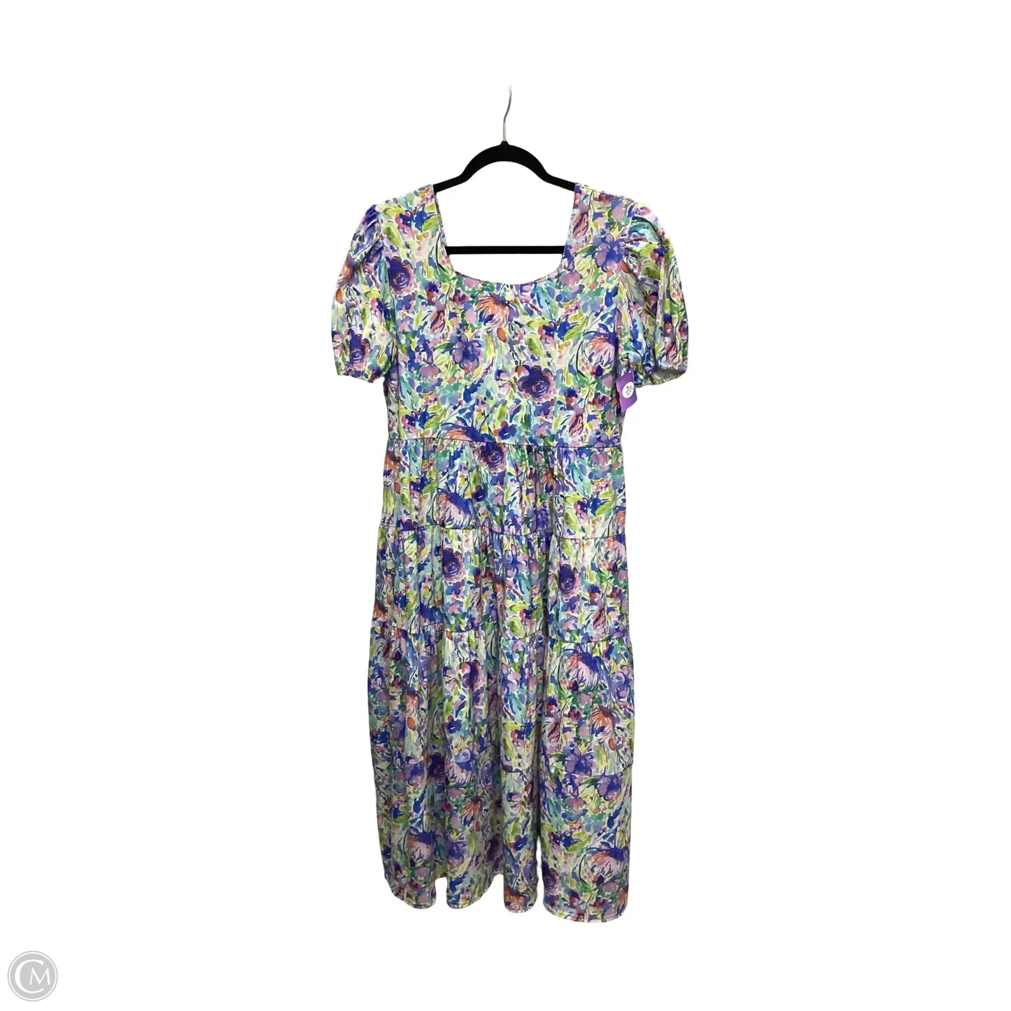 Dress Casual Maxi By Abby & Evie In Floral Print, Size: M