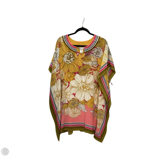 Tunic Short Sleeve By Trina Turk In Floral Print, Size: M