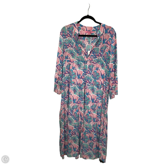 Dress Casual Maxi By Simply Southern In Pink & Purple, Size: M