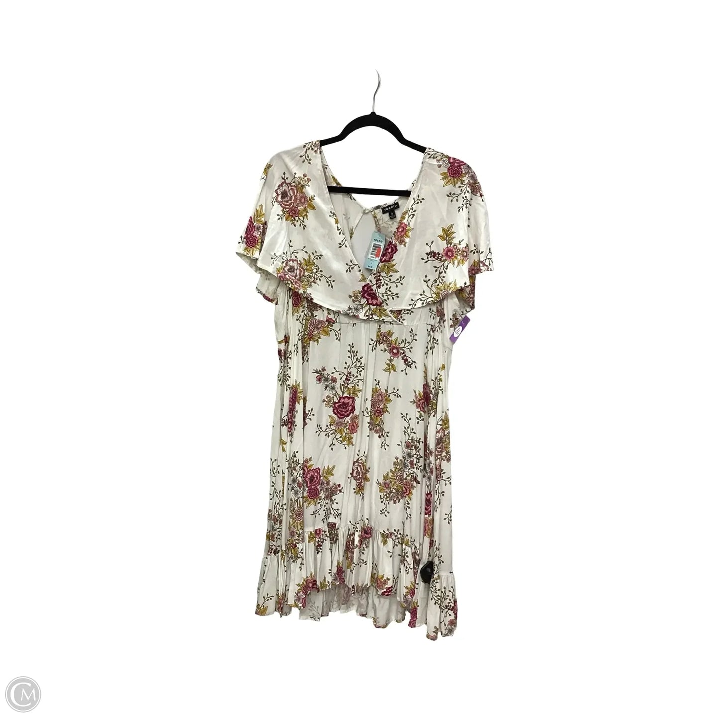 Dress Casual Short By Torrid In Floral Print, Size: 2x