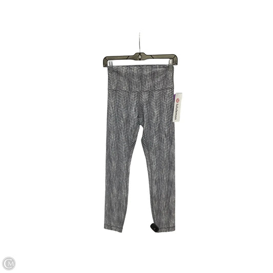 Athletic Leggings By Lululemon In Grey, Size: 4