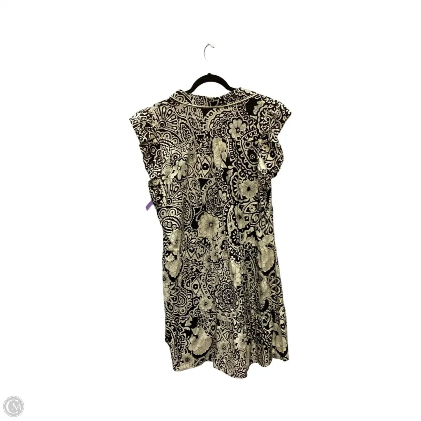 Dress Casual Short By Umgee In Black & Cream, Size: 1x