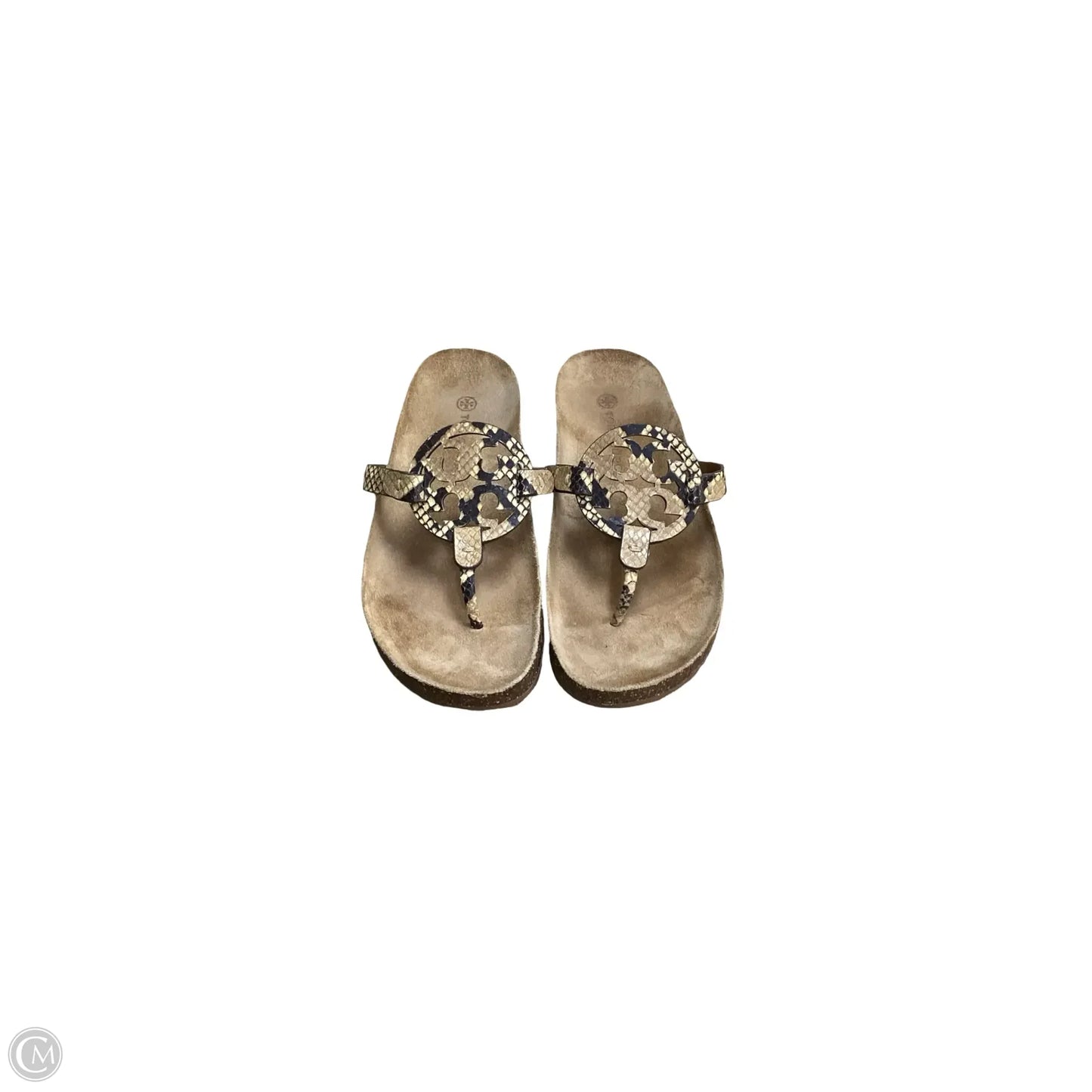 Sandals Designer By Tory Burch In Animal Print, Size: 9