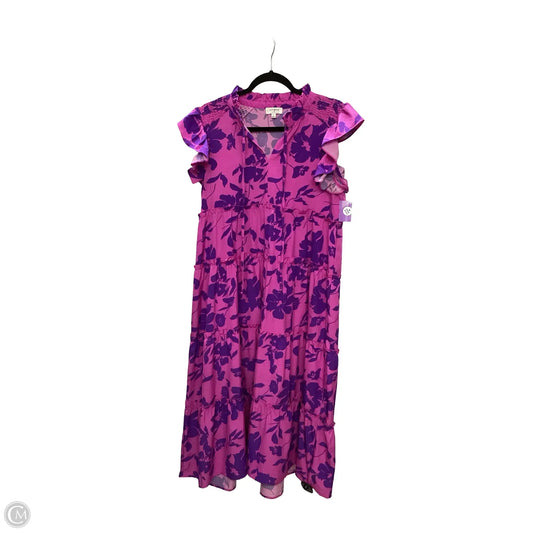 Dress Casual Maxi By Umgee In Pink & Purple, Size: M